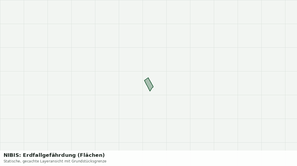 Statische Kartenansicht: NIBIS: Erdfallgefährdung (Flächen)