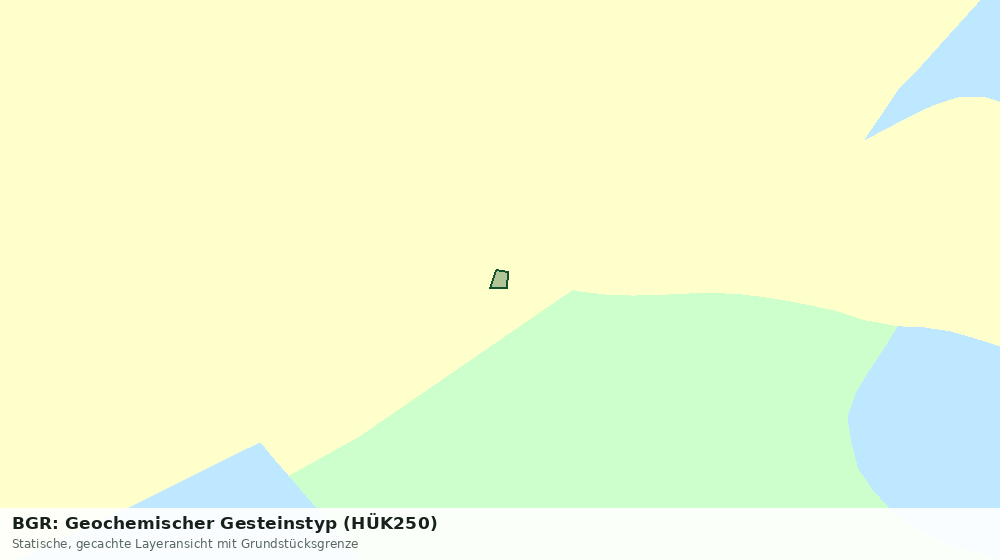 Statische Kartenansicht: BGR: Geochemischer Gesteinstyp (HÜK250)