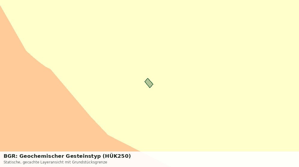 Statische Kartenansicht: BGR: Geochemischer Gesteinstyp (HÜK250)