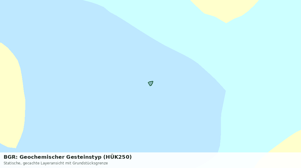 Statische Kartenansicht: BGR: Geochemischer Gesteinstyp (HÜK250)