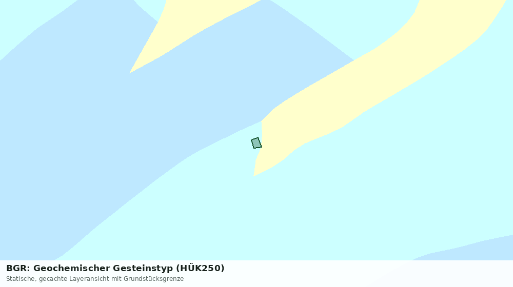 Statische Kartenansicht: BGR: Geochemischer Gesteinstyp (HÜK250)