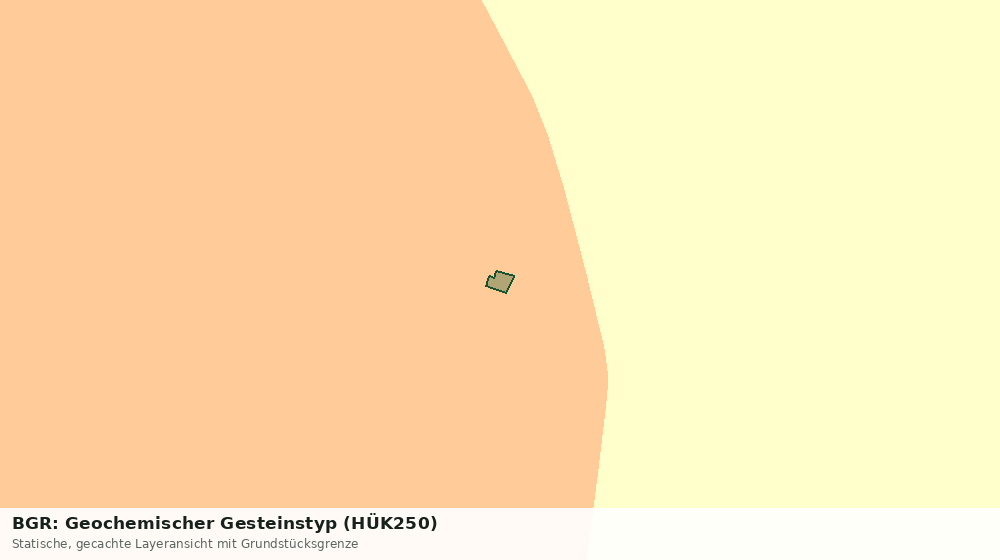 Statische Kartenansicht: BGR: Geochemischer Gesteinstyp (HÜK250)