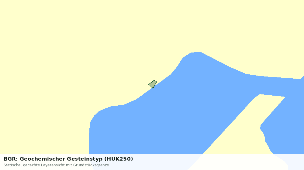 Statische Kartenansicht: BGR: Geochemischer Gesteinstyp (HÜK250)