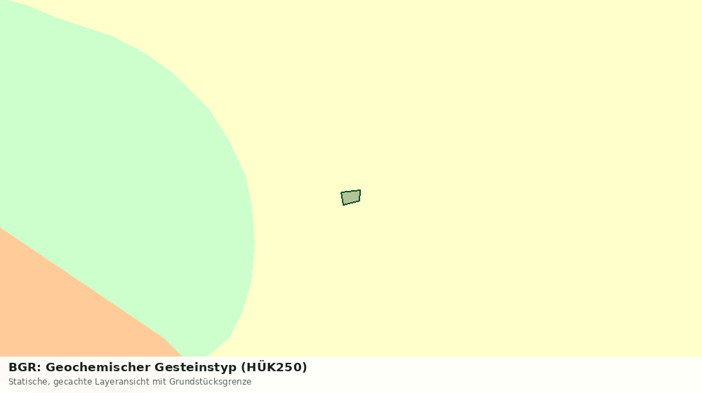 Statische Kartenansicht: BGR: Geochemischer Gesteinstyp (HÜK250)
