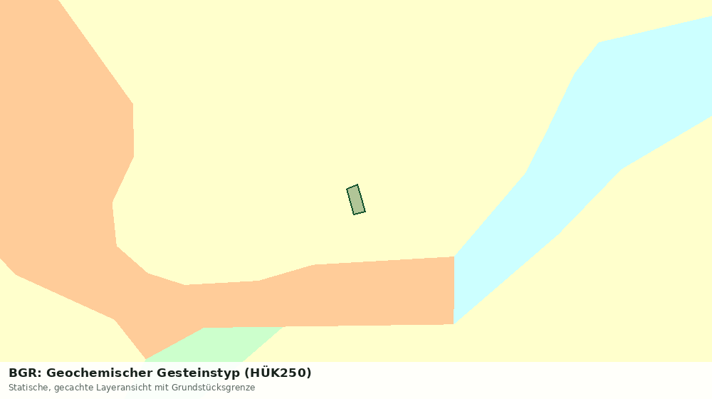 Statische Kartenansicht: BGR: Geochemischer Gesteinstyp (HÜK250)
