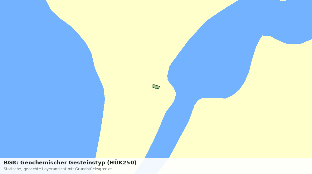 Statische Kartenansicht: BGR: Geochemischer Gesteinstyp (HÜK250)