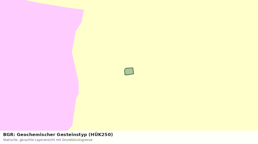 Statische Kartenansicht: BGR: Geochemischer Gesteinstyp (HÜK250)