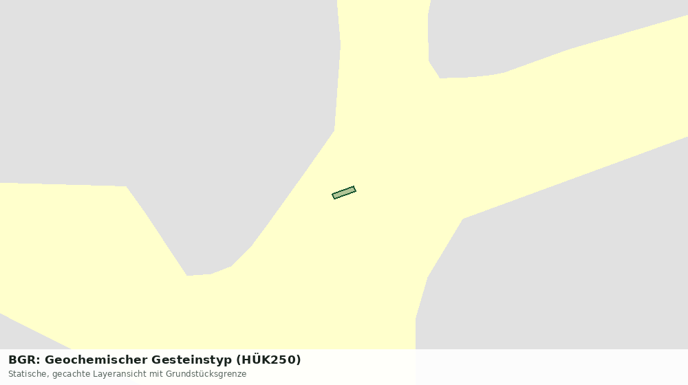 Statische Kartenansicht: BGR: Geochemischer Gesteinstyp (HÜK250)