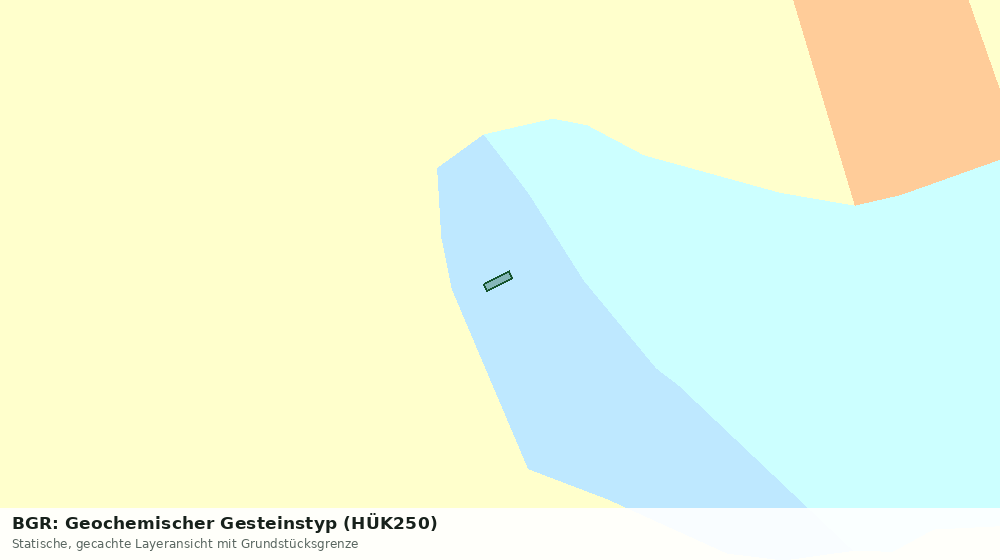 Statische Kartenansicht: BGR: Geochemischer Gesteinstyp (HÜK250)
