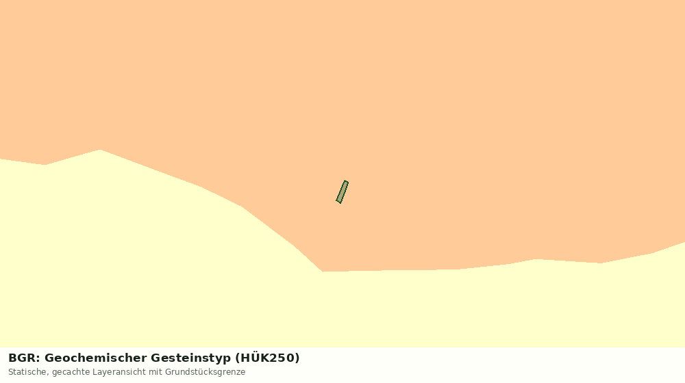 Statische Kartenansicht: BGR: Geochemischer Gesteinstyp (HÜK250)
