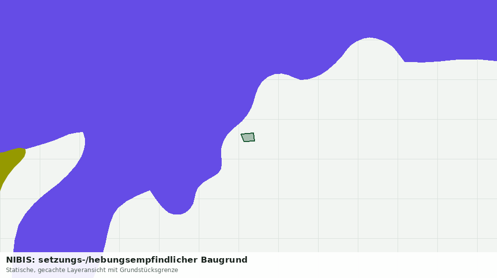 Statische Kartenansicht: NIBIS: setzungs-/hebungsempfindlicher Baugrund