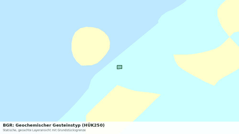 Statische Kartenansicht: BGR: Geochemischer Gesteinstyp (HÜK250)
