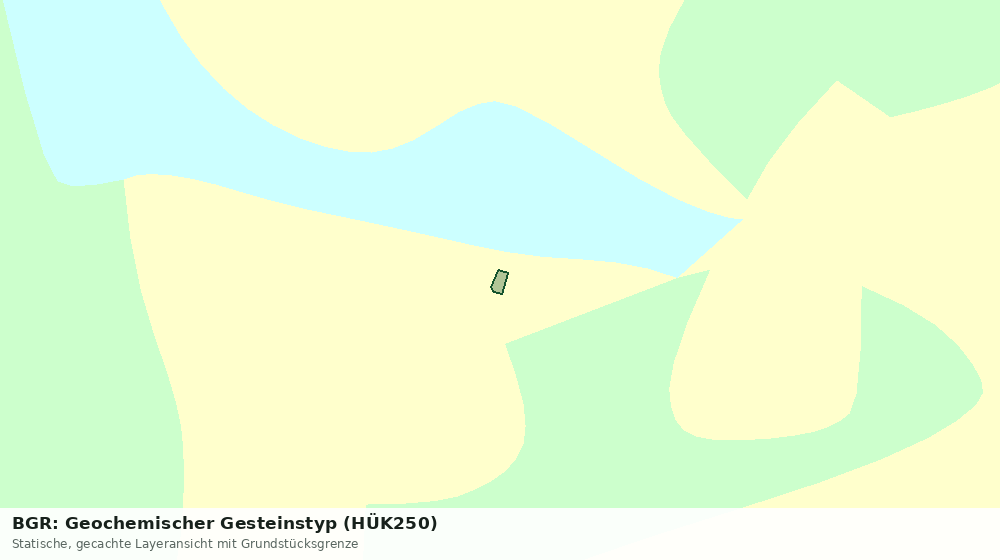 Statische Kartenansicht: BGR: Geochemischer Gesteinstyp (HÜK250)