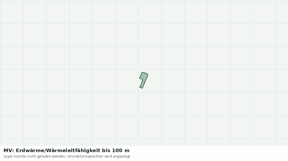 Statische Kartenansicht: MV: Erdwärme/Wärmeleitfähigkeit bis 100 m
