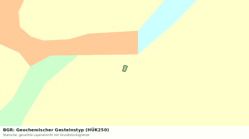 Statische Kartenansicht: BGR: Geochemischer Gesteinstyp (HÜK250)