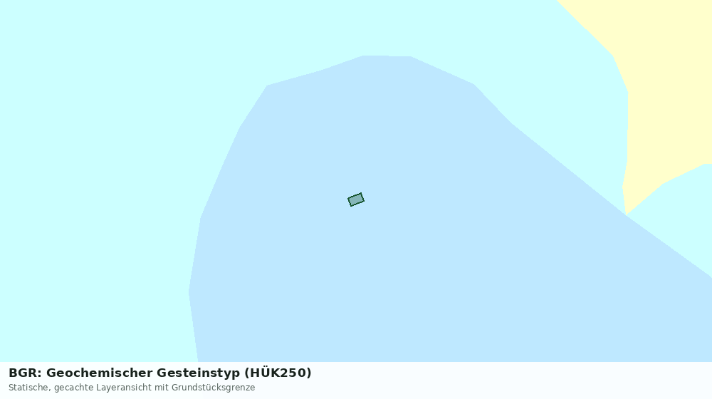 Statische Kartenansicht: BGR: Geochemischer Gesteinstyp (HÜK250)