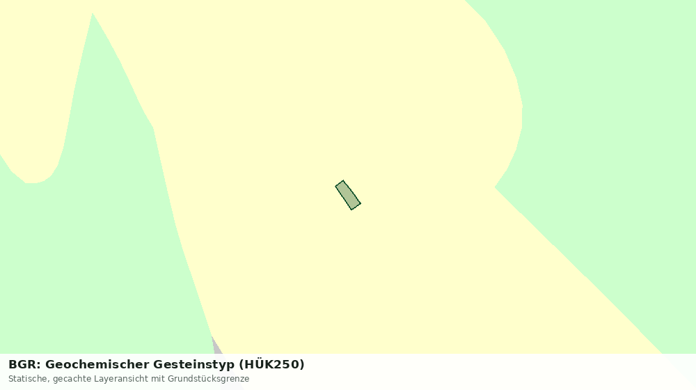 Statische Kartenansicht: BGR: Geochemischer Gesteinstyp (HÜK250)