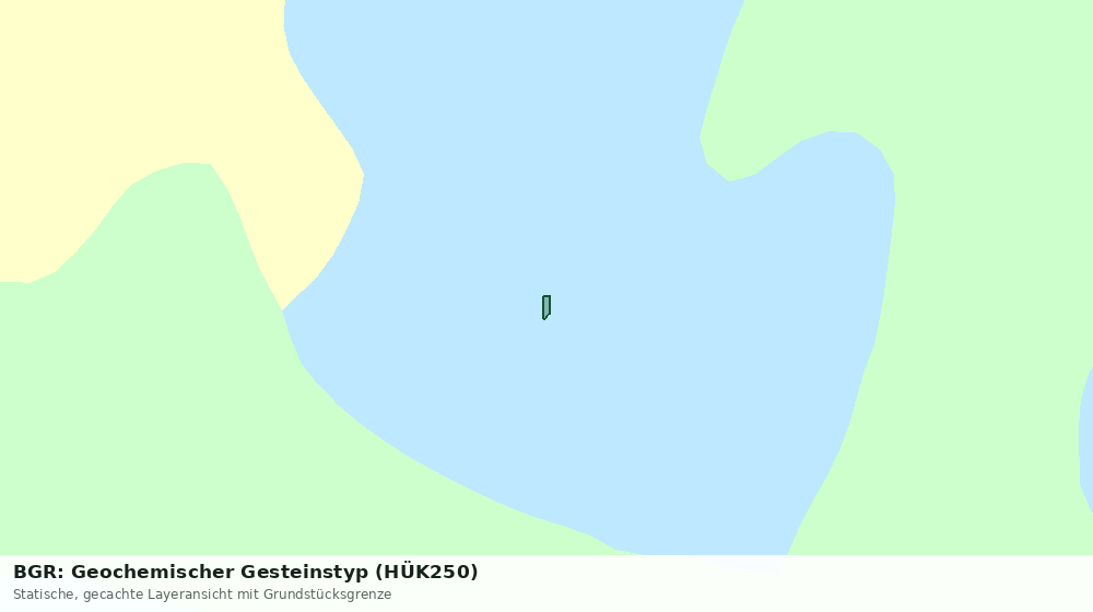 Statische Kartenansicht: BGR: Geochemischer Gesteinstyp (HÜK250)