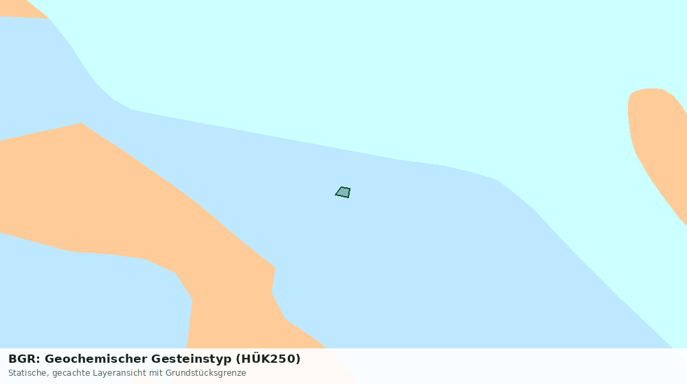 Statische Kartenansicht: BGR: Geochemischer Gesteinstyp (HÜK250)