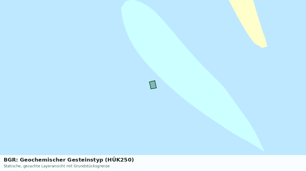 Statische Kartenansicht: BGR: Geochemischer Gesteinstyp (HÜK250)