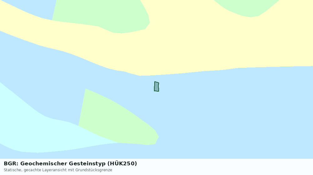 Statische Kartenansicht: BGR: Geochemischer Gesteinstyp (HÜK250)