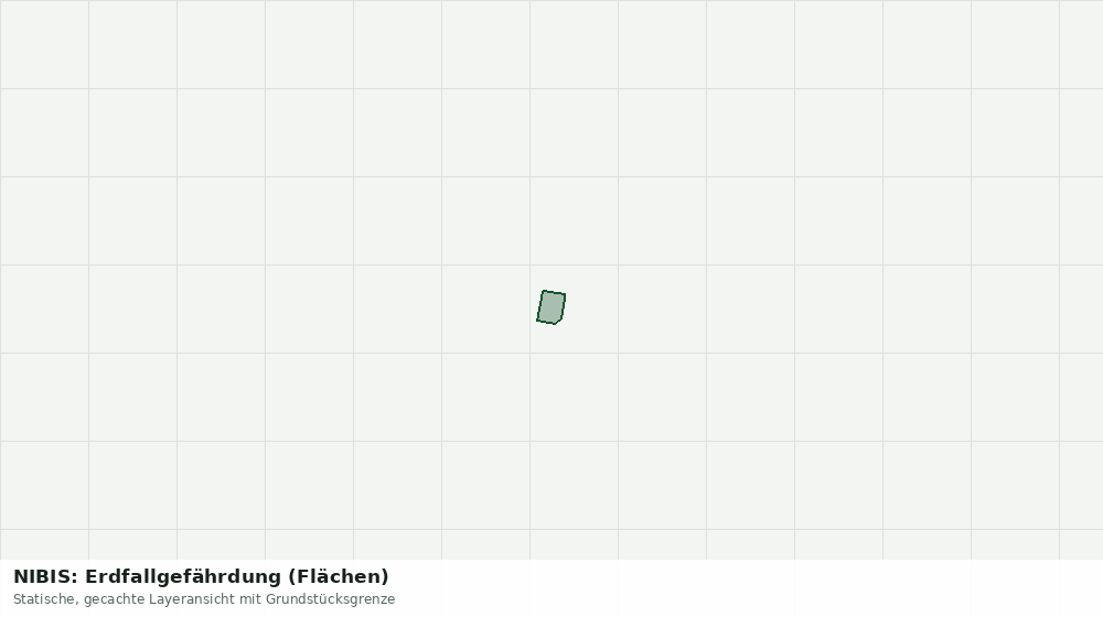 Statische Kartenansicht: NIBIS: Erdfallgefährdung (Flächen)