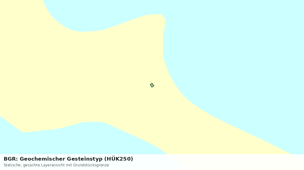 Statische Kartenansicht: BGR: Geochemischer Gesteinstyp (HÜK250)