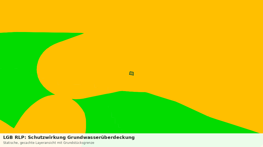 Statische Kartenansicht: LGB RLP: Schutzwirkung Grundwasserüberdeckung
