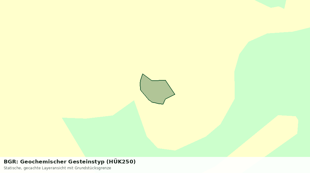 Statische Kartenansicht: BGR: Geochemischer Gesteinstyp (HÜK250)