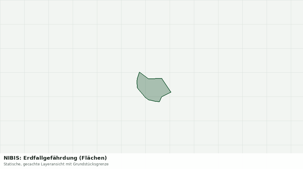 Statische Kartenansicht: NIBIS: Erdfallgefährdung (Flächen)