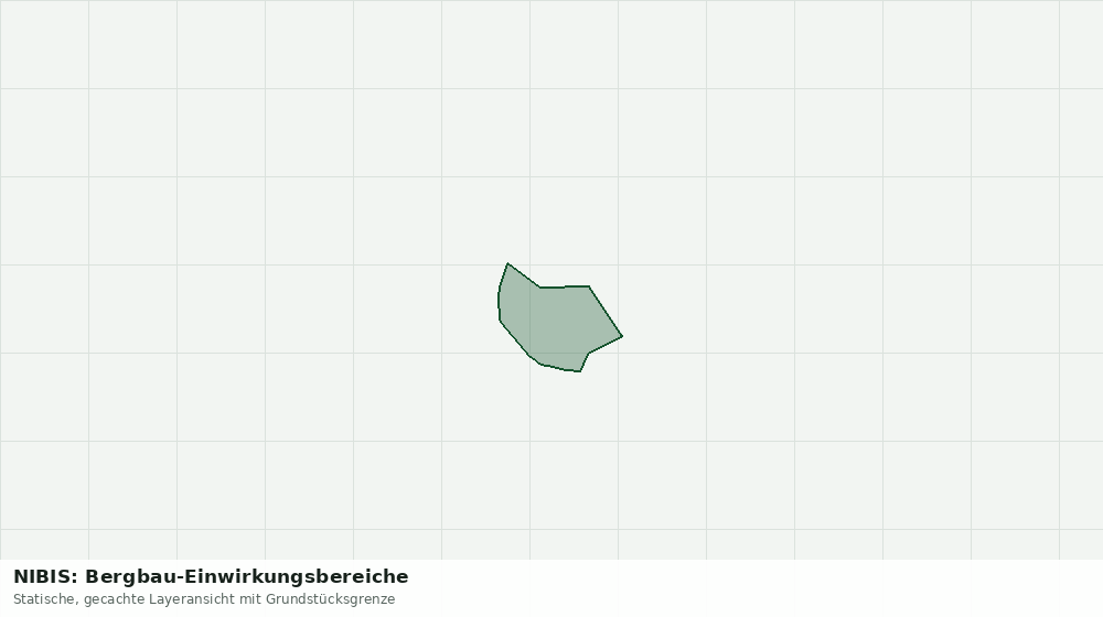 Statische Kartenansicht: NIBIS: Bergbau-Einwirkungsbereiche