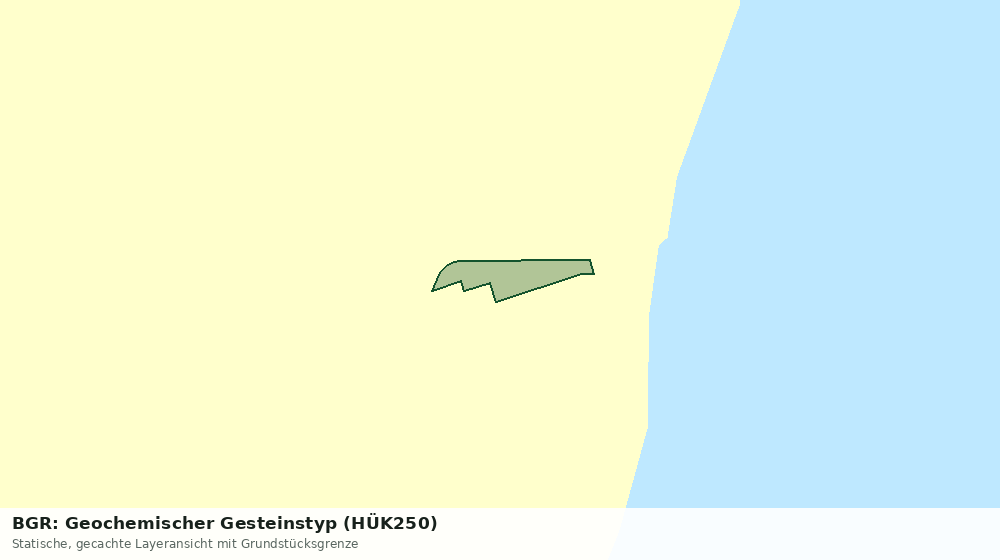 Statische Kartenansicht: BGR: Geochemischer Gesteinstyp (HÜK250)