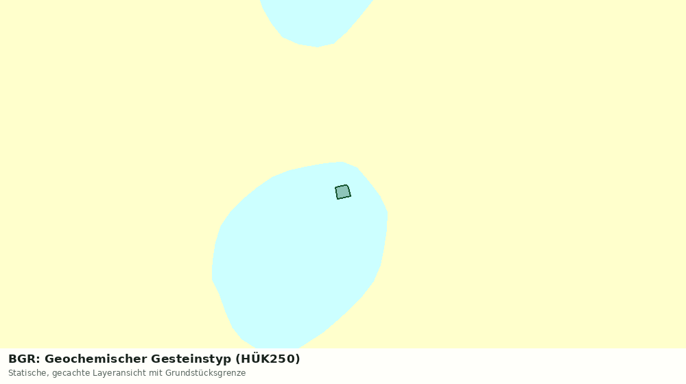 Statische Kartenansicht: BGR: Geochemischer Gesteinstyp (HÜK250)