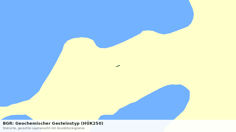 Statische Kartenansicht: BGR: Geochemischer Gesteinstyp (HÜK250)