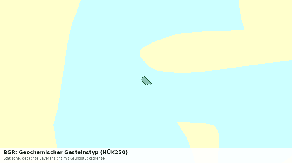 Statische Kartenansicht: BGR: Geochemischer Gesteinstyp (HÜK250)