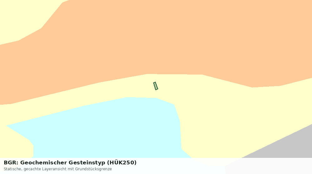 Statische Kartenansicht: BGR: Geochemischer Gesteinstyp (HÜK250)
