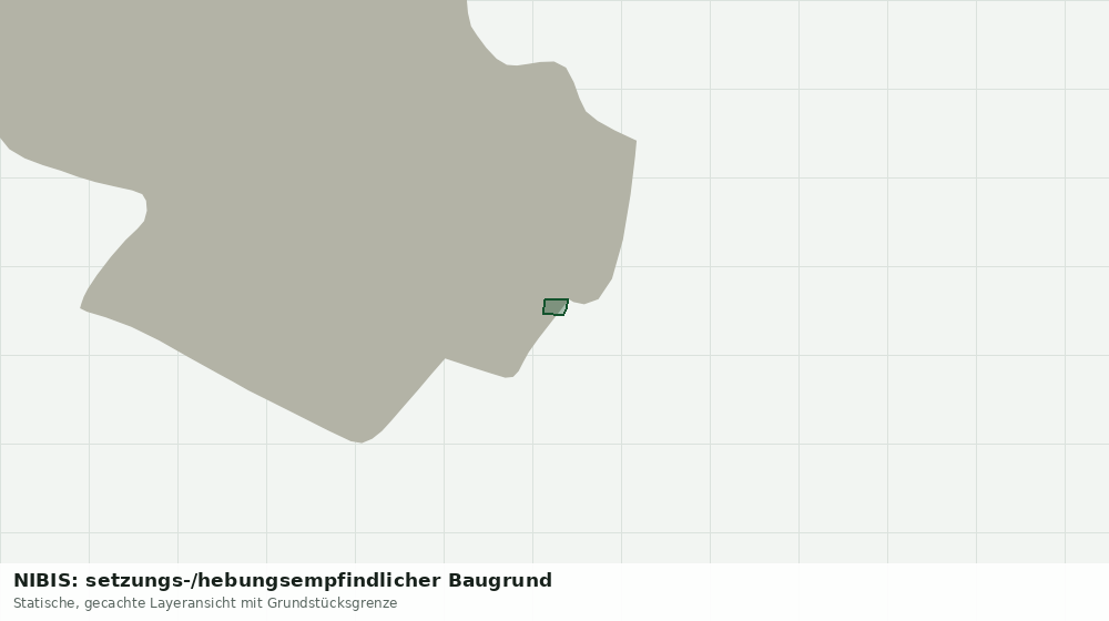 Statische Kartenansicht: NIBIS: setzungs-/hebungsempfindlicher Baugrund