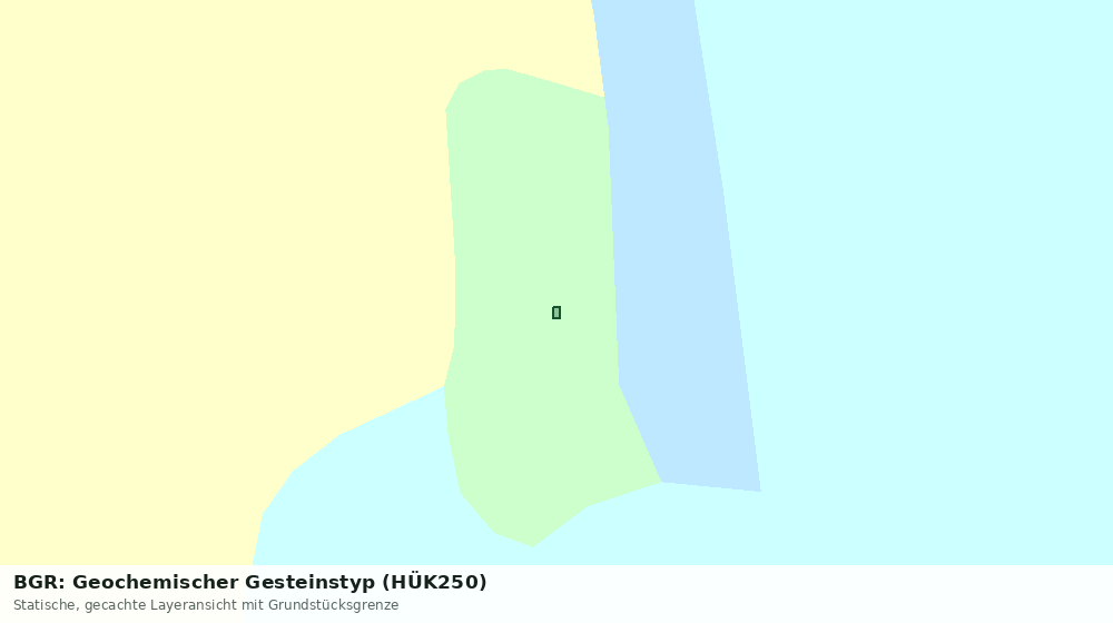 Statische Kartenansicht: BGR: Geochemischer Gesteinstyp (HÜK250)