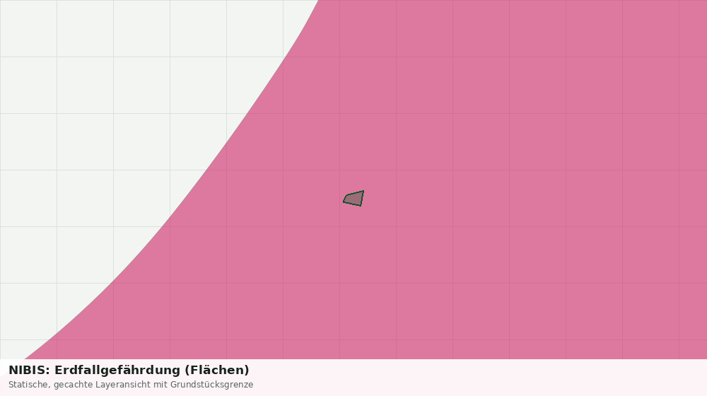 Statische Kartenansicht: NIBIS: Erdfallgefährdung (Flächen)