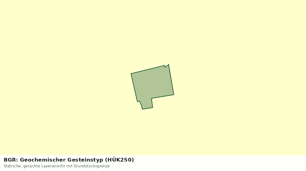 Statische Kartenansicht: BGR: Geochemischer Gesteinstyp (HÜK250)