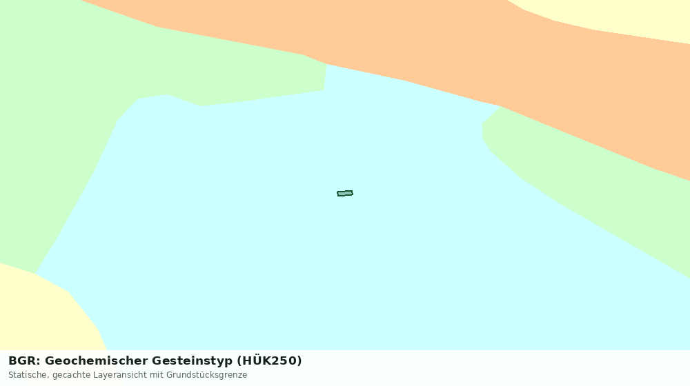 Statische Kartenansicht: BGR: Geochemischer Gesteinstyp (HÜK250)