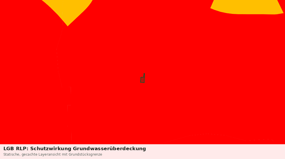Statische Kartenansicht: LGB RLP: Schutzwirkung Grundwasserüberdeckung