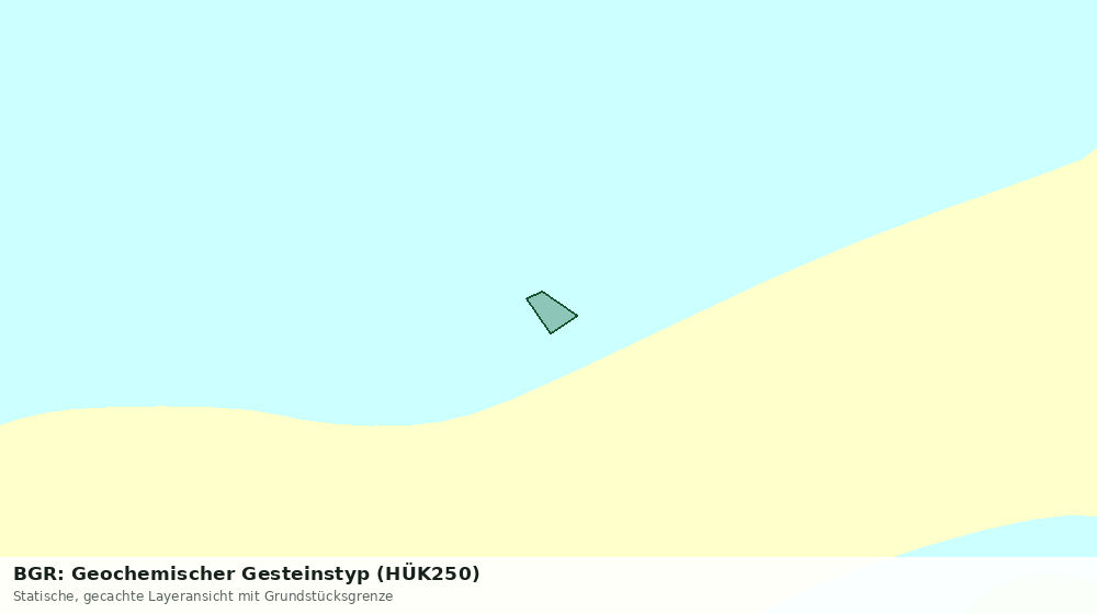 Statische Kartenansicht: BGR: Geochemischer Gesteinstyp (HÜK250)