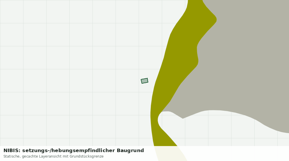 Statische Kartenansicht: NIBIS: setzungs-/hebungsempfindlicher Baugrund