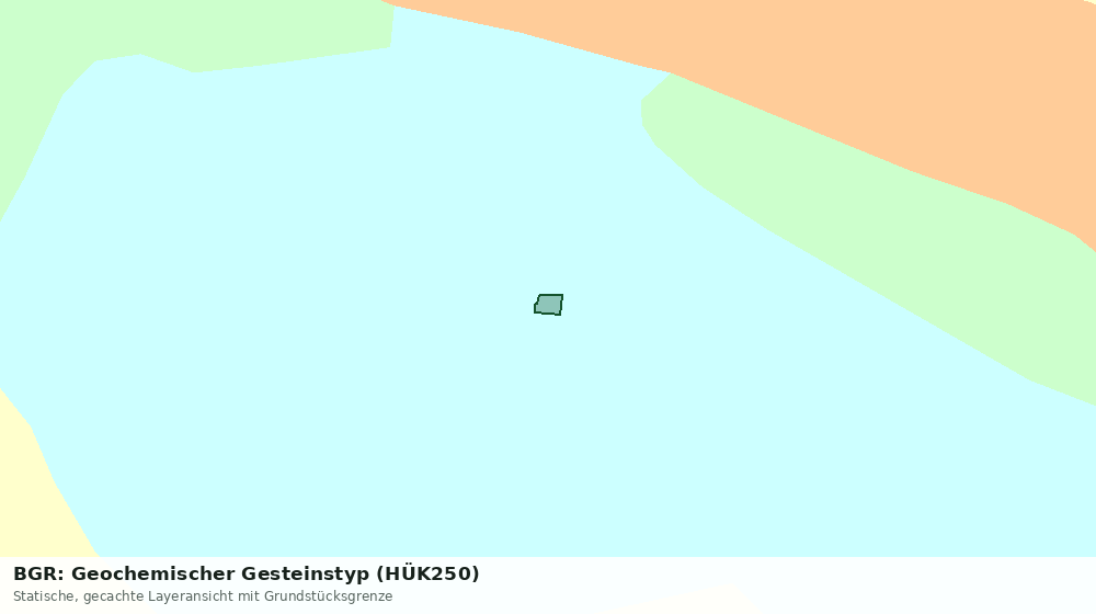 Statische Kartenansicht: BGR: Geochemischer Gesteinstyp (HÜK250)