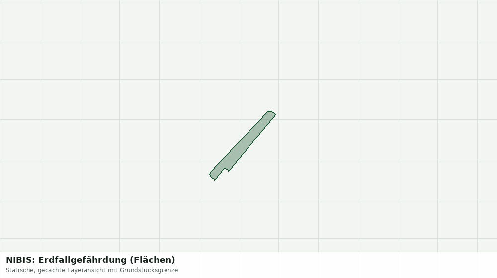 Statische Kartenansicht: NIBIS: Erdfallgefährdung (Flächen)