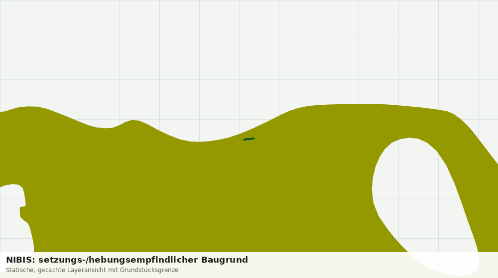 Statische Kartenansicht: NIBIS: setzungs-/hebungsempfindlicher Baugrund