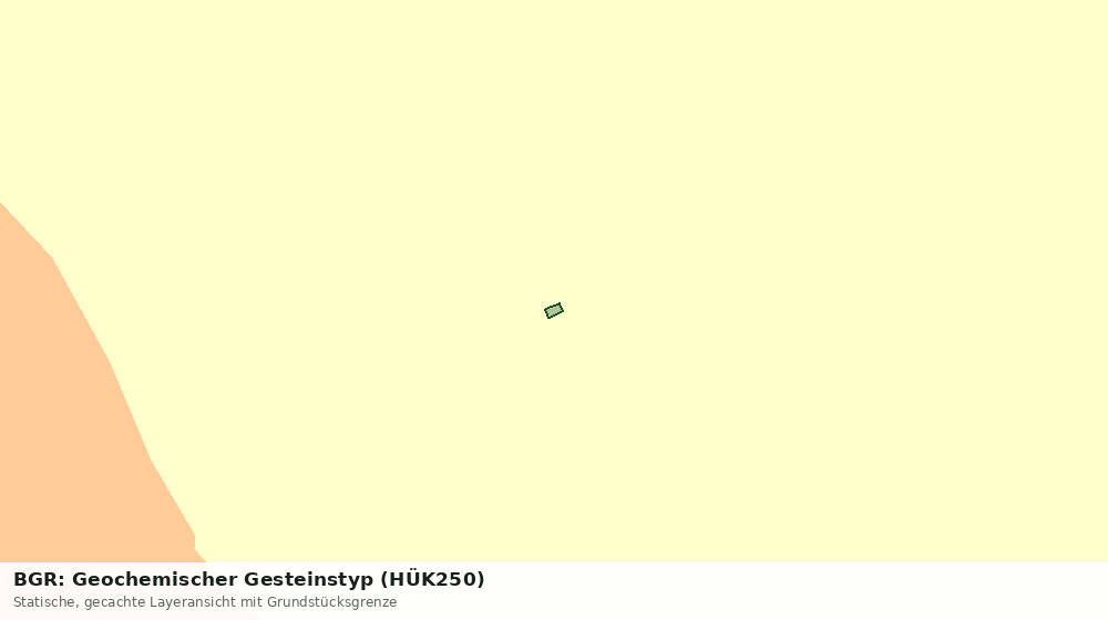Statische Kartenansicht: BGR: Geochemischer Gesteinstyp (HÜK250)