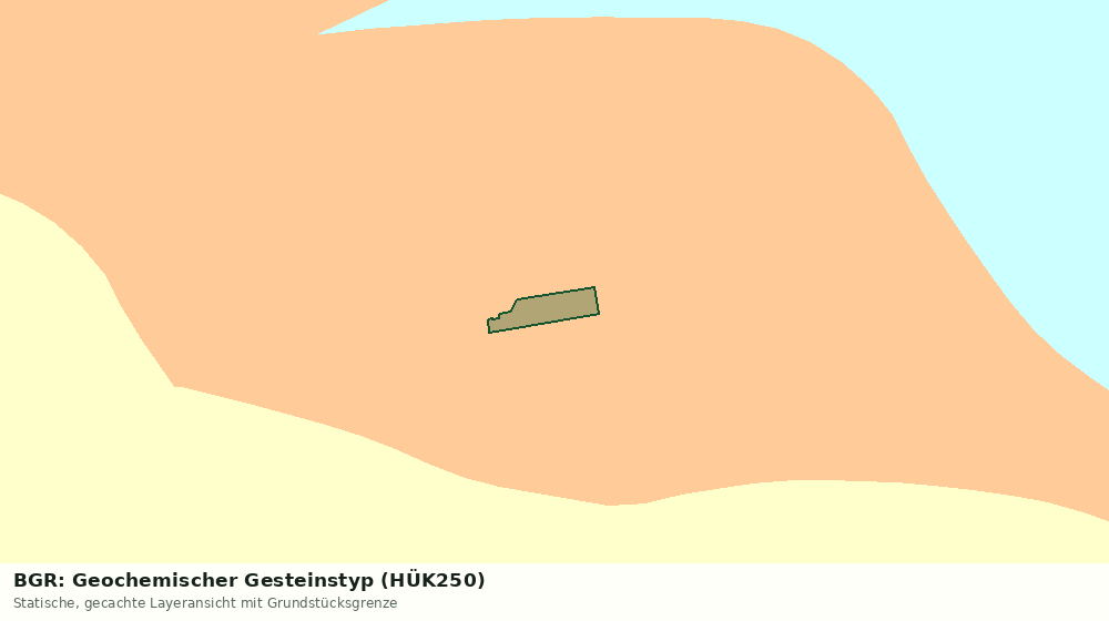 Statische Kartenansicht: BGR: Geochemischer Gesteinstyp (HÜK250)