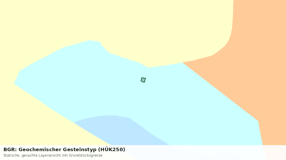 Statische Kartenansicht: BGR: Geochemischer Gesteinstyp (HÜK250)